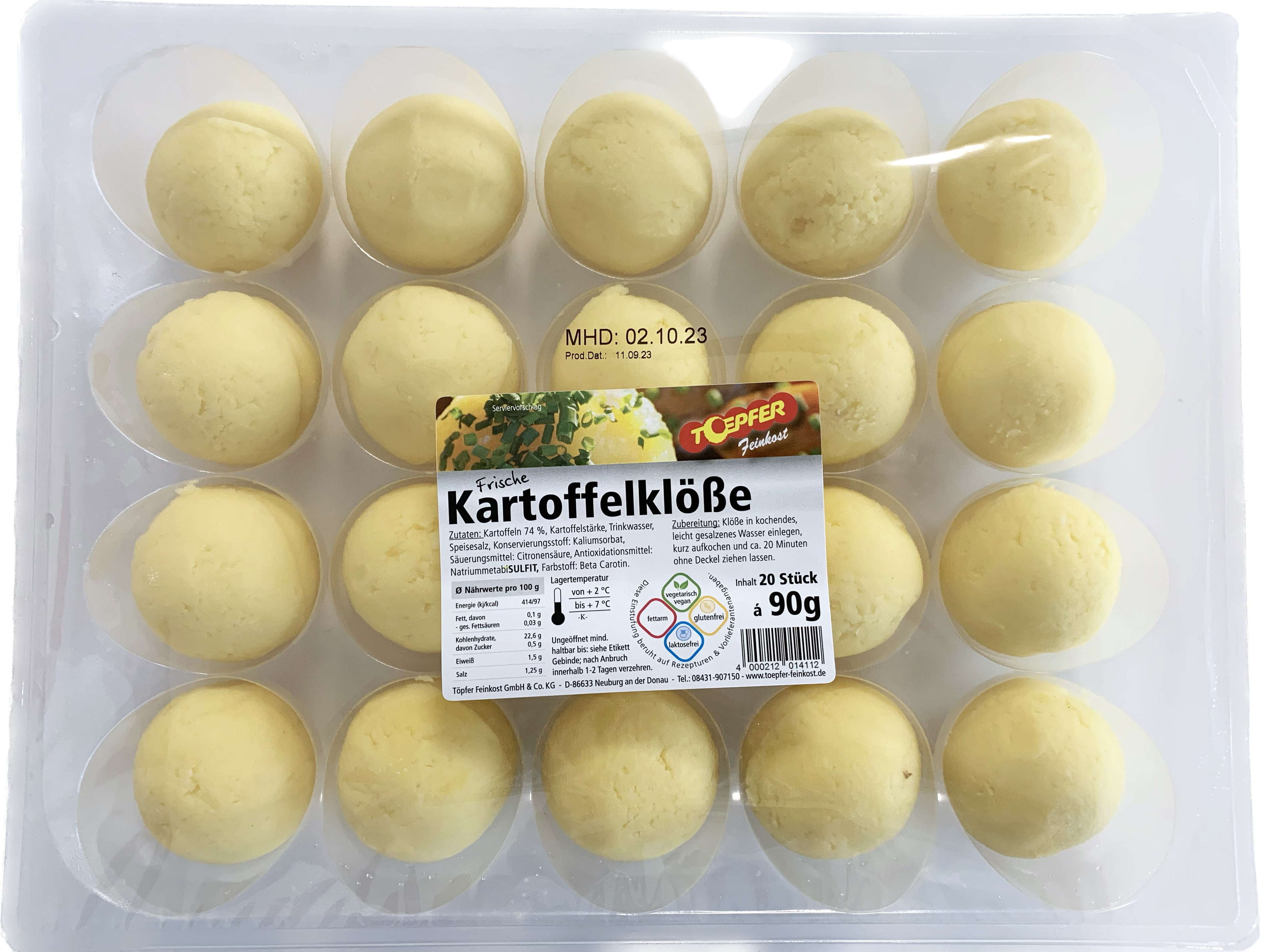 Wochenangebot KW41-42 Kartoffel-Knödel