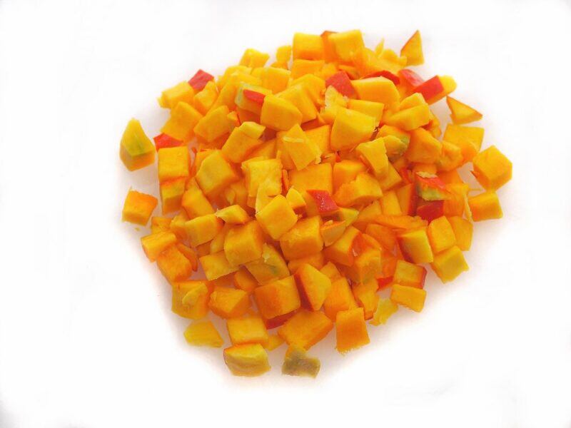 FF Kürbis gewürfelt 10 x 10 mm